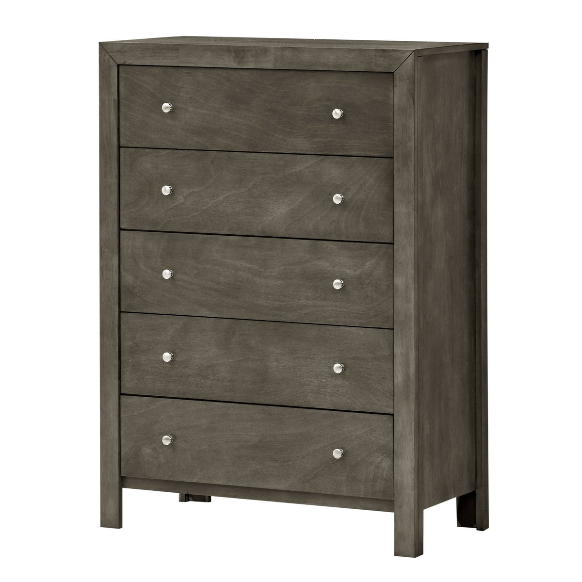 5 Drawer Chest in Black X778