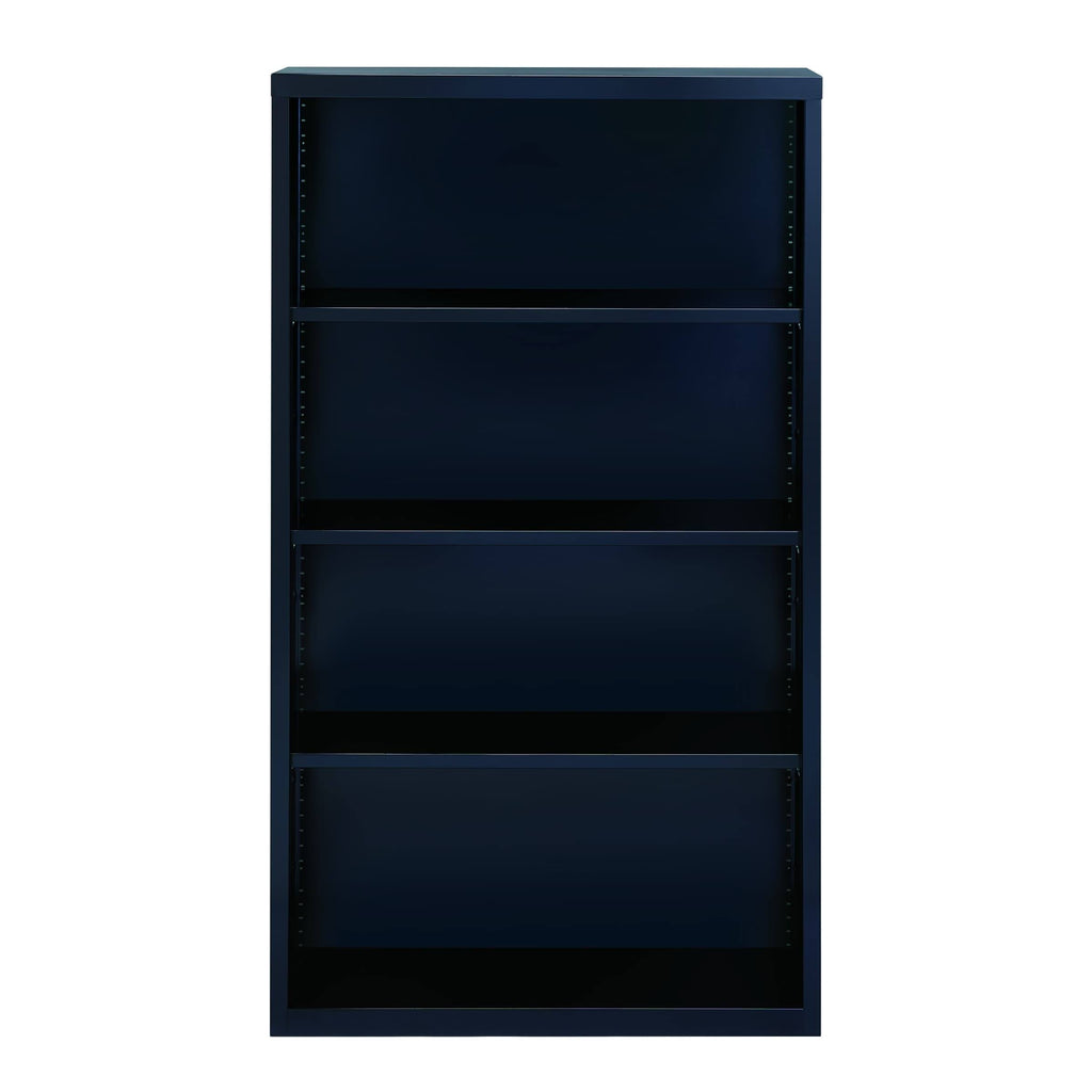 4 Shelf Metal Bookcase in Black L9761
