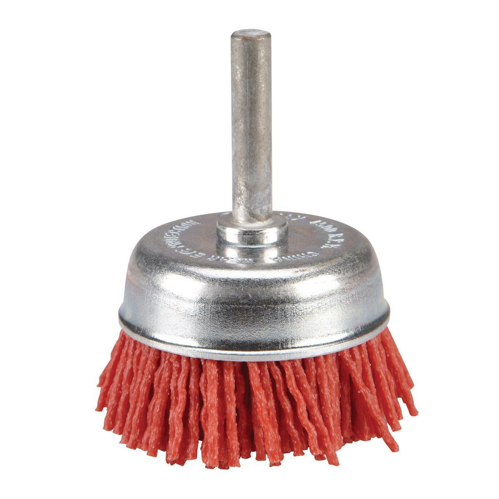 2 in. 80 Grit Nylon Abrasive Cup Wheel with 1/4 in. Shank C248828