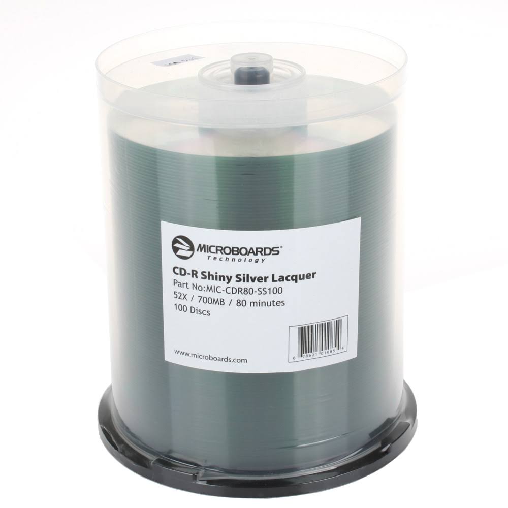 CD-R 52x 700 MB 80 Minutes 100 count H286