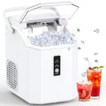 Nugget Ice Maker, 10,000pcs/33lbs/Day, Portable Countertop with Handle, Self-Cleaning, Ice Scoop and Basket, White T52552