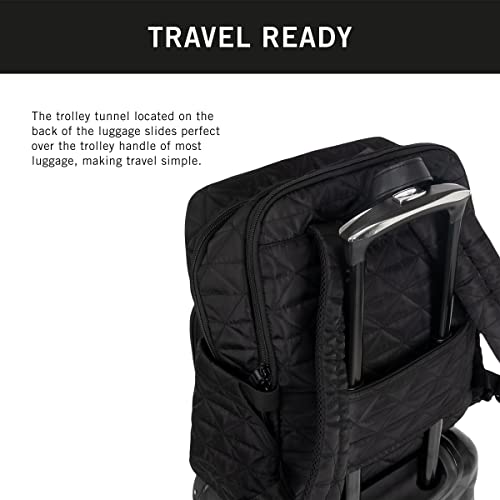 Black 20-Inch Hardside Expandable Spinner Luggage P63217