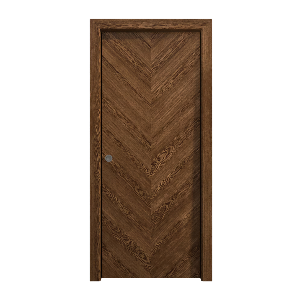 Sliding Pocket Door 18 x 84 inches Solid Wood C45568