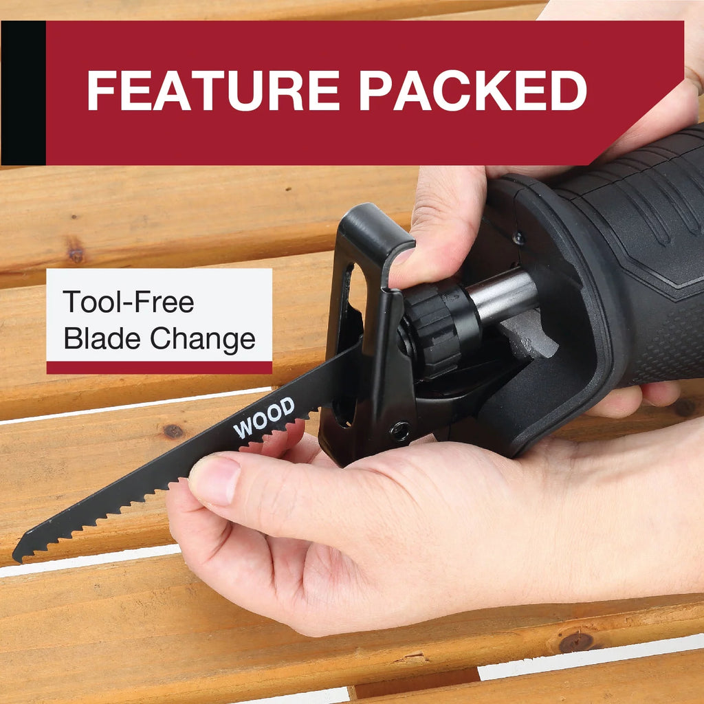 20V Max Cordless Reciprocating Saw with Battery and Charger I7287