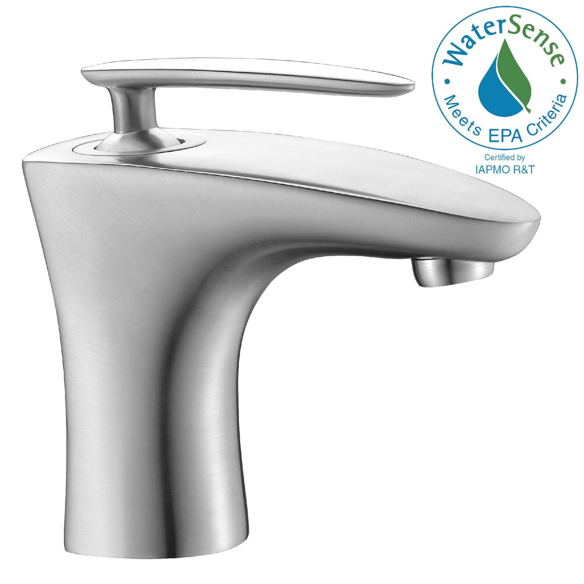 Polished Chrome Single-Handle Bathroom Faucet Y1610