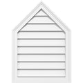 Peaked Top Surface Mount PVC Gable Vent G143