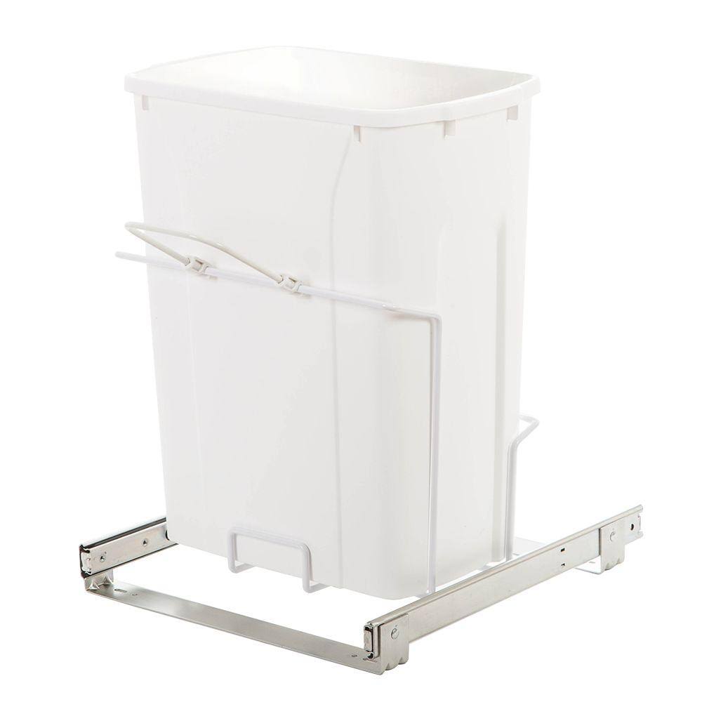 35-Quart Plastic Pull Out Trash Can C615