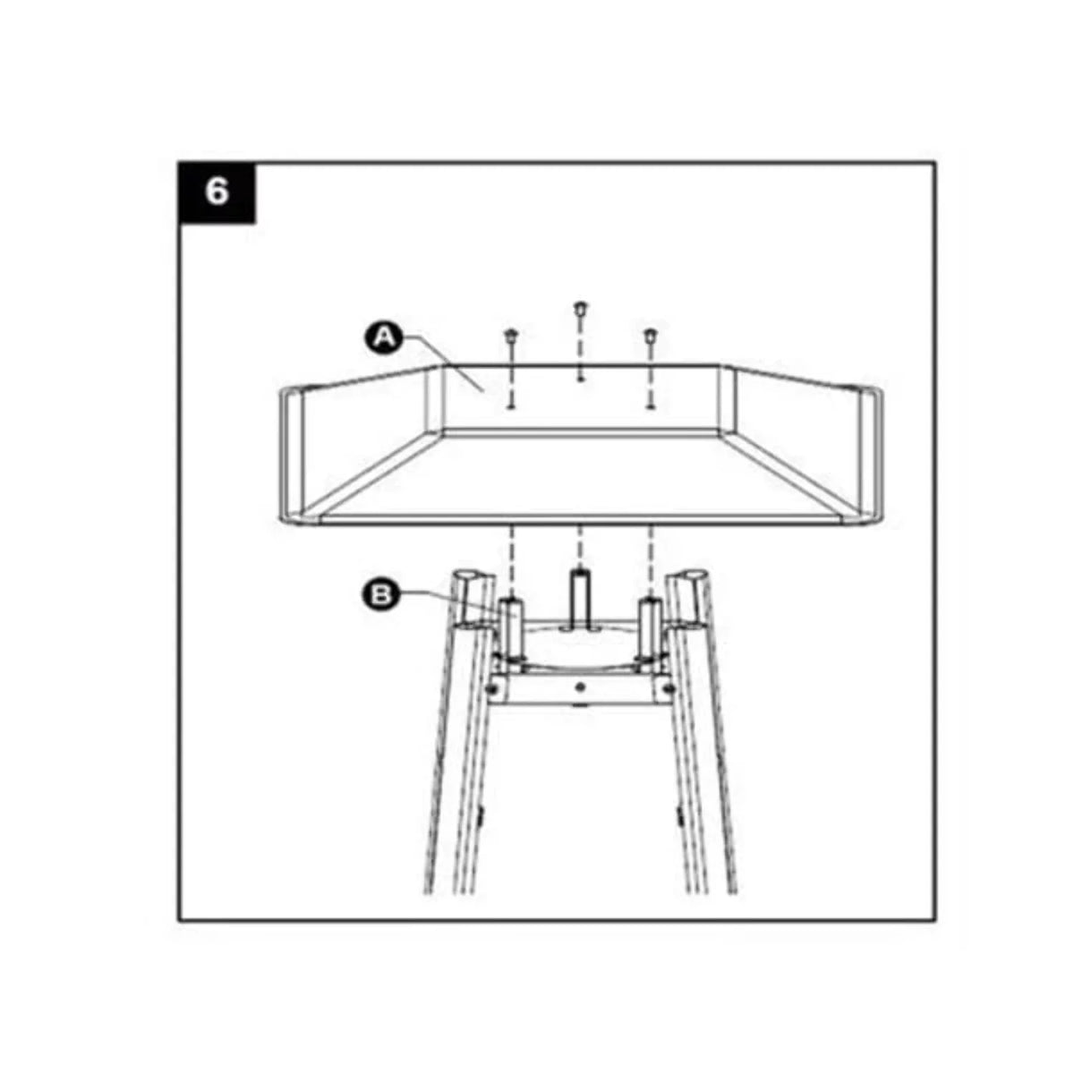 Table Top Glass Tube Patio Heater Heat Shield H6266