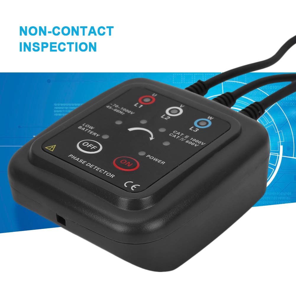 Non-Contact Phase Sequence Detector AC 70-1000V Tester Y611