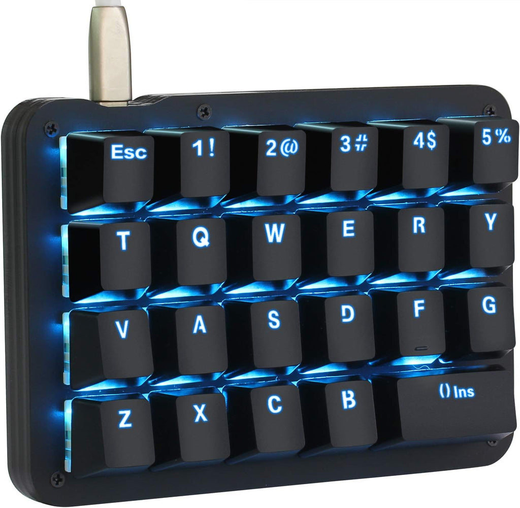One Handed Macro Mechanical Keyboard 23 Keys Red Switches R2610
