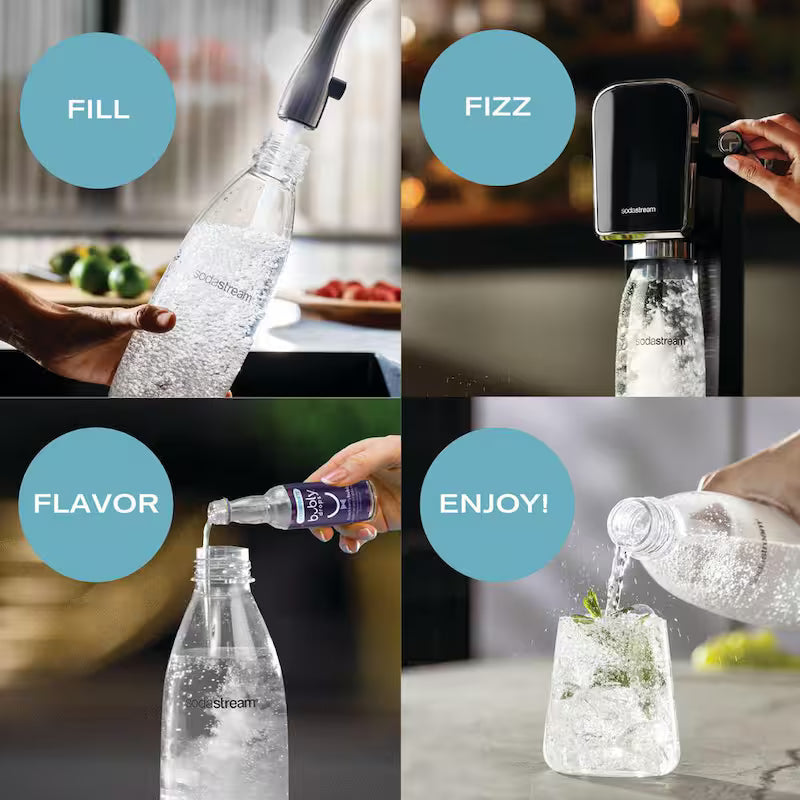 Black Sparkling Water Maker G467
