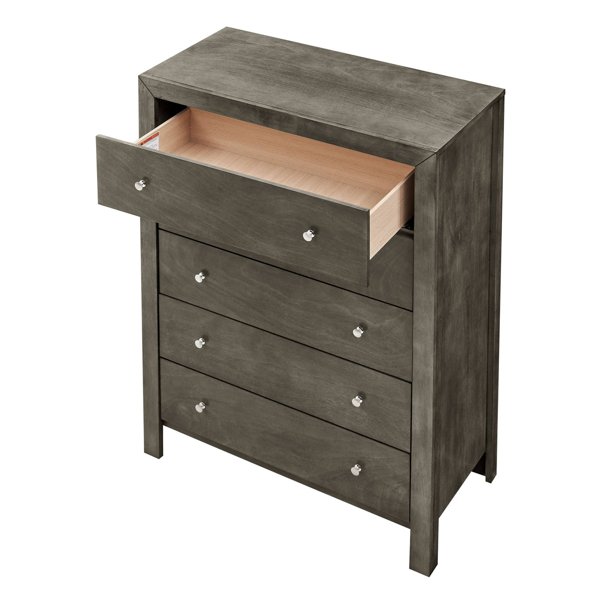 5 Drawer Chest in Black X778