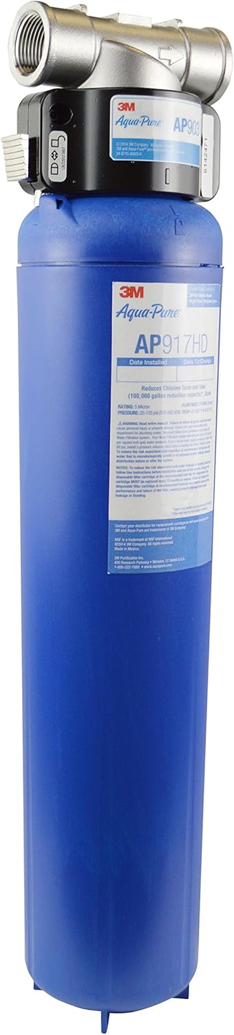 3M Aqua-Pure Whole House Sanitary Quick Change Replacement Water Filter AP917HD B33423