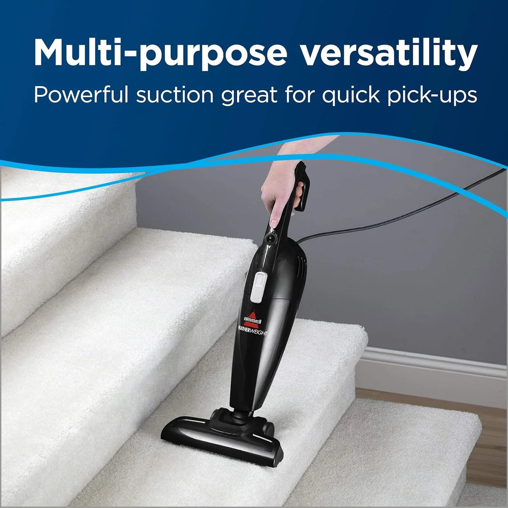 Black Bagless Stick Vacuum with Crevice Tool X140621