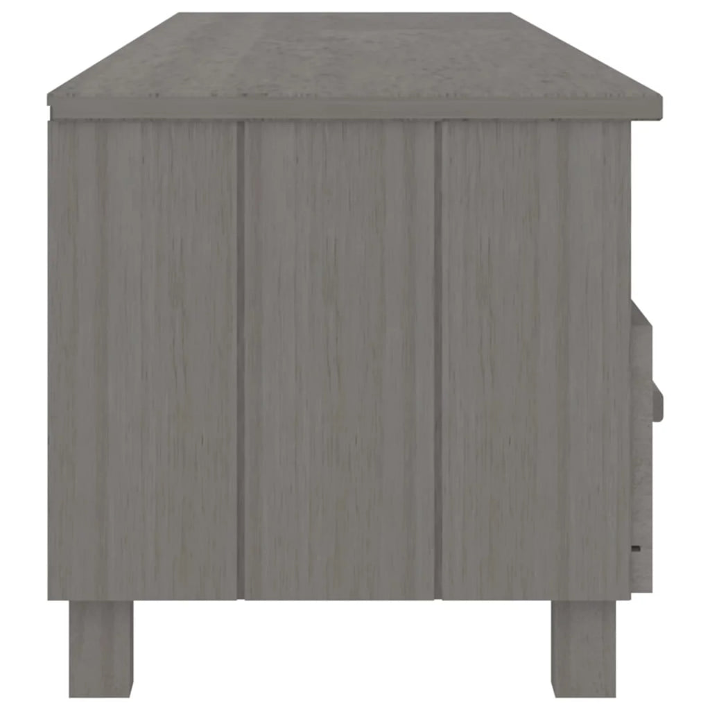 Gray Solid Wood Pine TV Stand V82211