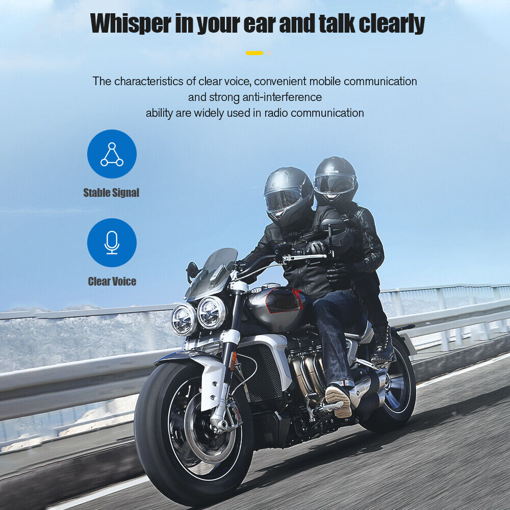 Red Wireless Bluetooth Motorcycle Helmet Headset Speaker G44790
