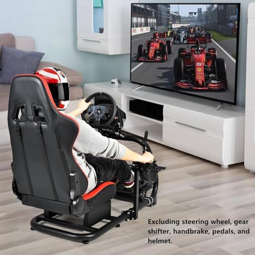 Racing Sim Cockpit Stand with Seat L199803