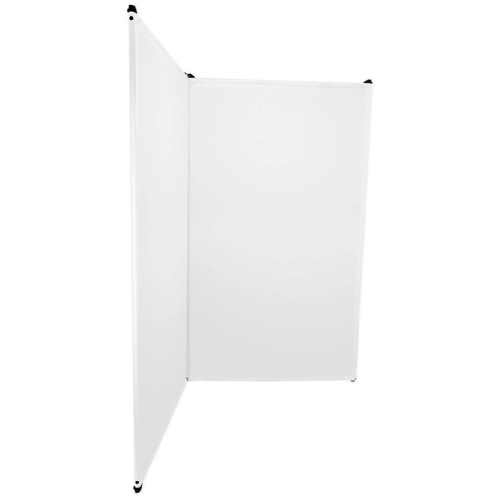 White DJ Facade Extension with 2 Extra Foldable Panels K784