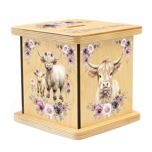 Wooden Piggy Bank Z964