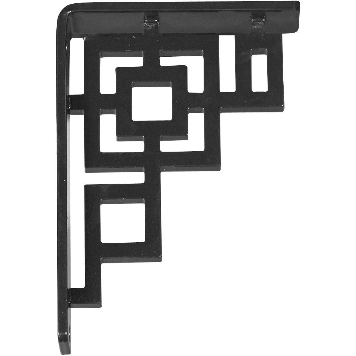Wrought Iron Bracket Antiqued Pewter S9328