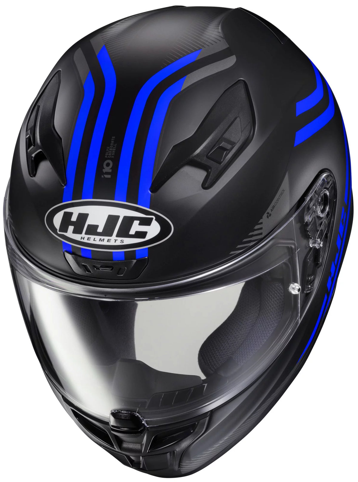 Blue Motorcycle Helmet D9916