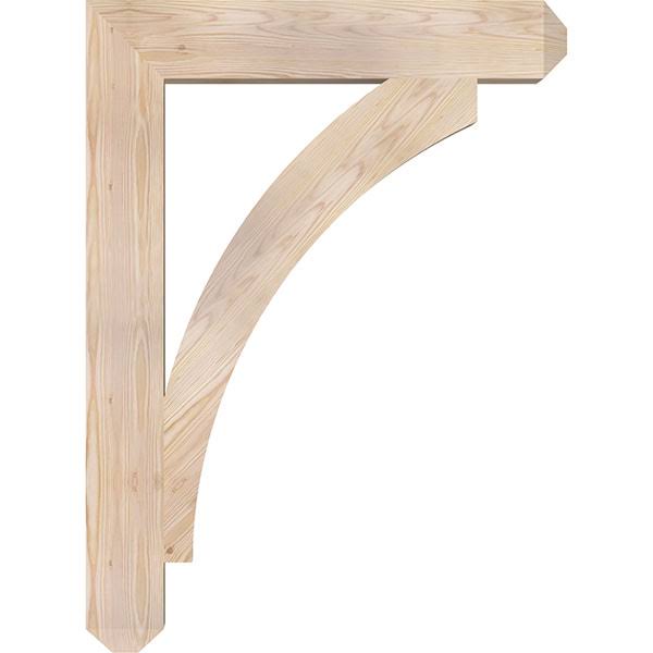 Douglas Fir Thorton Craftsman Smooth Bracket C607
