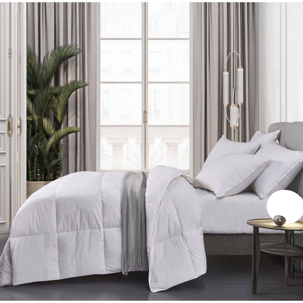White Down Fiber Comforter King I729