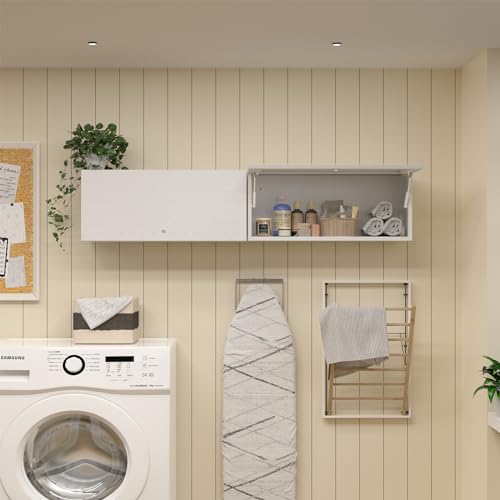 Metal Garage Storage Cabinet Wall Mount with Adjustable Shelf T684774