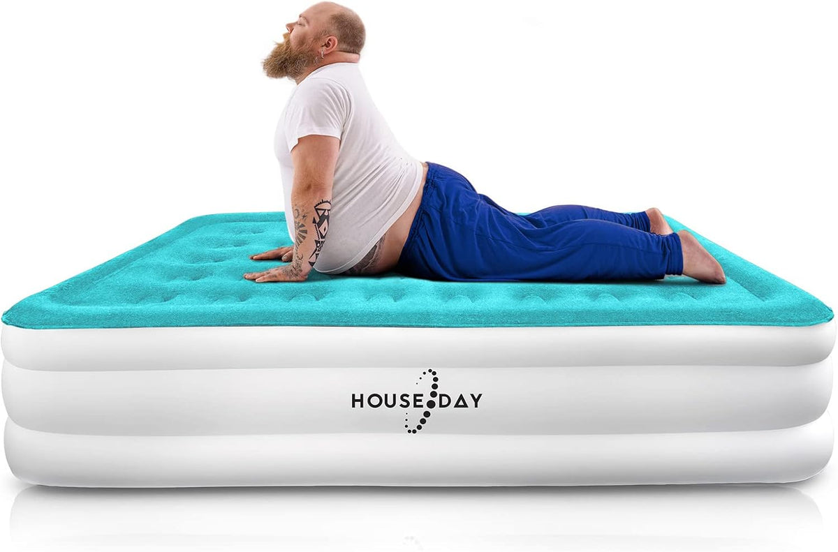 Queen Inflatable Air Mattress with Built-in Pump U1214