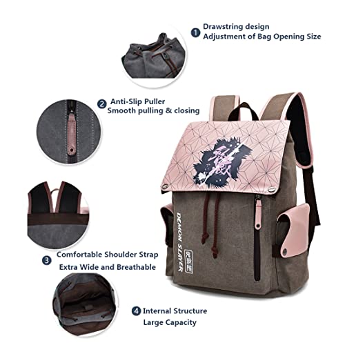 3D Print Canvas Backpack U1093