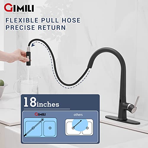 Brushed Nickel Touchless Kitchen Faucet with Pull Down Sprayer G2470