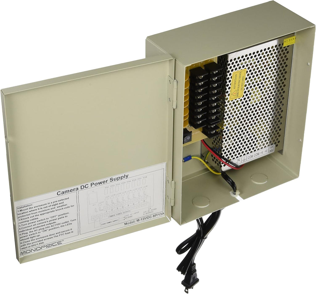 16 Channel CCTV Camera Power Supply 12VDC 10Amps B6851
