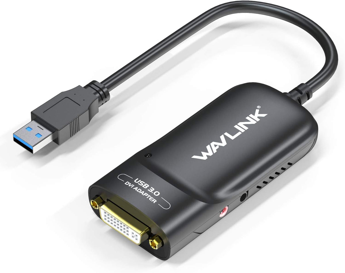 USB 3.0 to DVI/HDMI/VGA Video Adapter with Audio Port Pack of 2 D823802