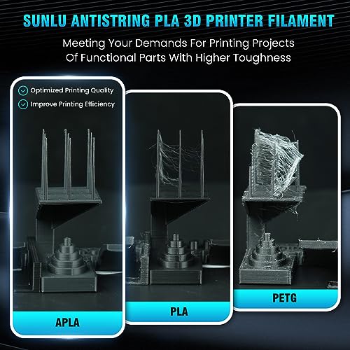 Black PLA 3D Printer Filament 1.75mm 1KG T4209
