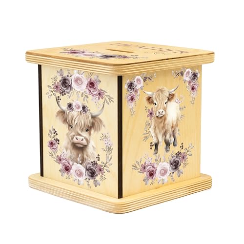 Wooden Piggy Bank Z964