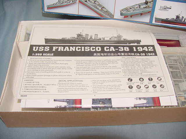 1/350 USS San Francisco CA-38 1942 I2870