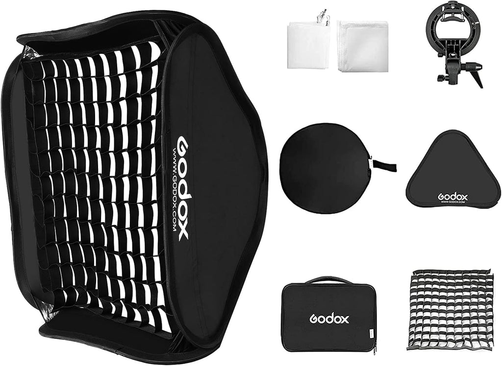 Foldable Flash Softbox Kit with Grid and Carrying Case G17085