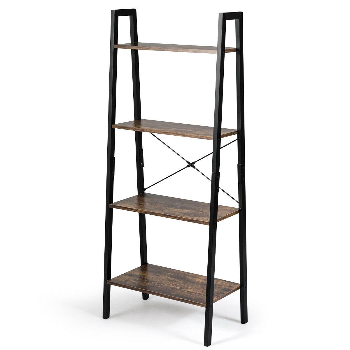4-Tier Ladder Shelf Bookcase M22825