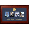 Coast Guard Collage Photo Frame with Gold Medallion W791
