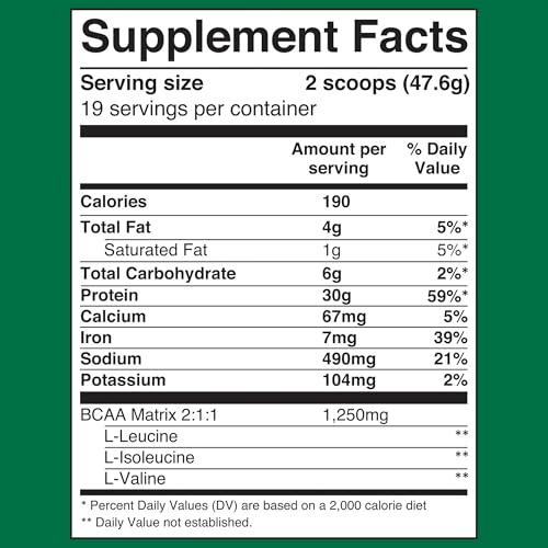 Plant-Based Protein Supplement, 2 lbs, Smooth Vanilla Q3582