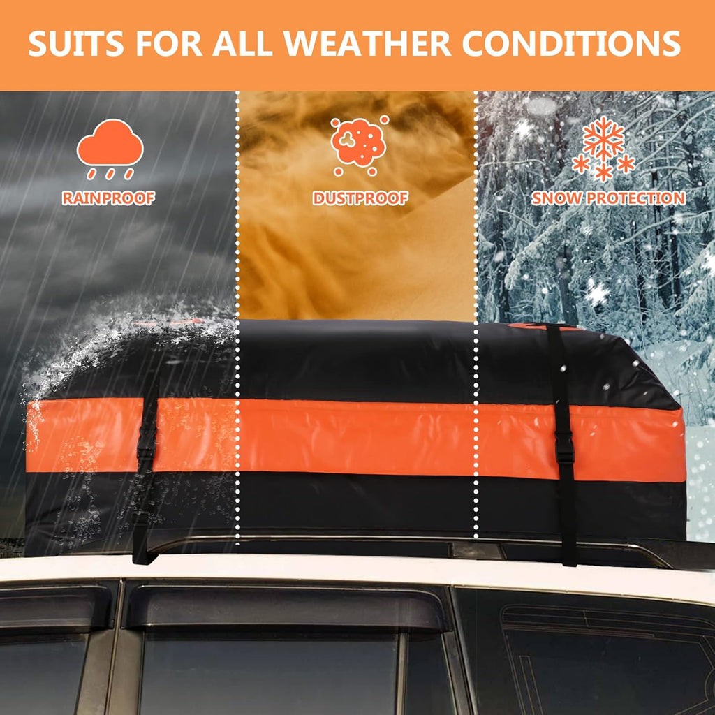 20 Cubic Feet Waterproof Rooftop Cargo Carrier T314088