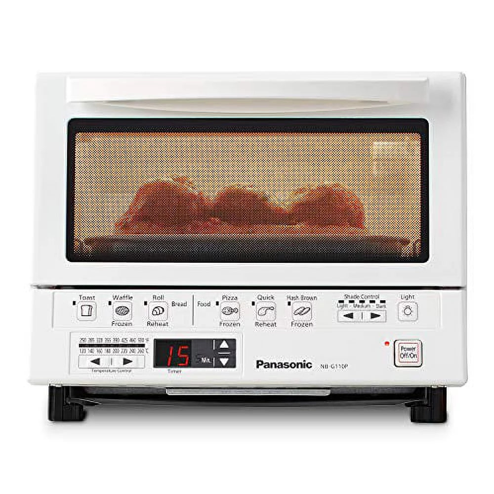 White 4-Slice Toaster Oven with 9-Inch Baking Tray B202