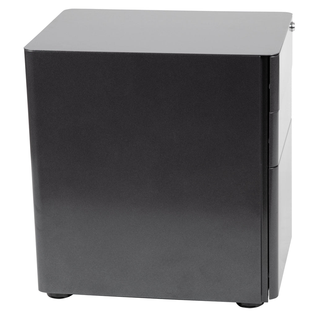 White 3 Drawer Mobile Locking Filing Cabinet I9072