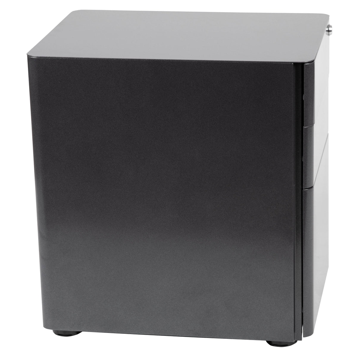 White 3 Drawer Mobile Locking Filing Cabinet I9072