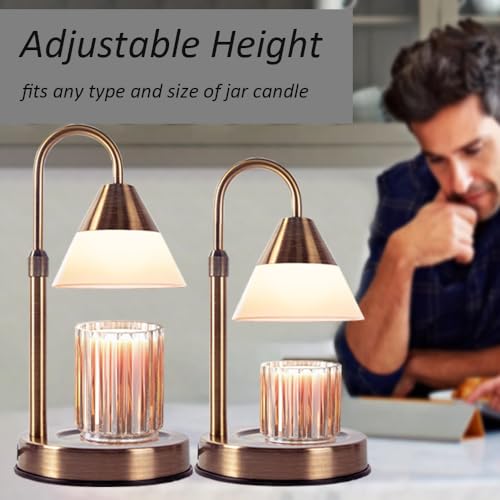 Rose Gold Electric Candle Warmer Lamp with Timer S6757