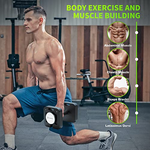 Adjustable Dumbbell Set, 50/80lb, 5lb Increments B982492