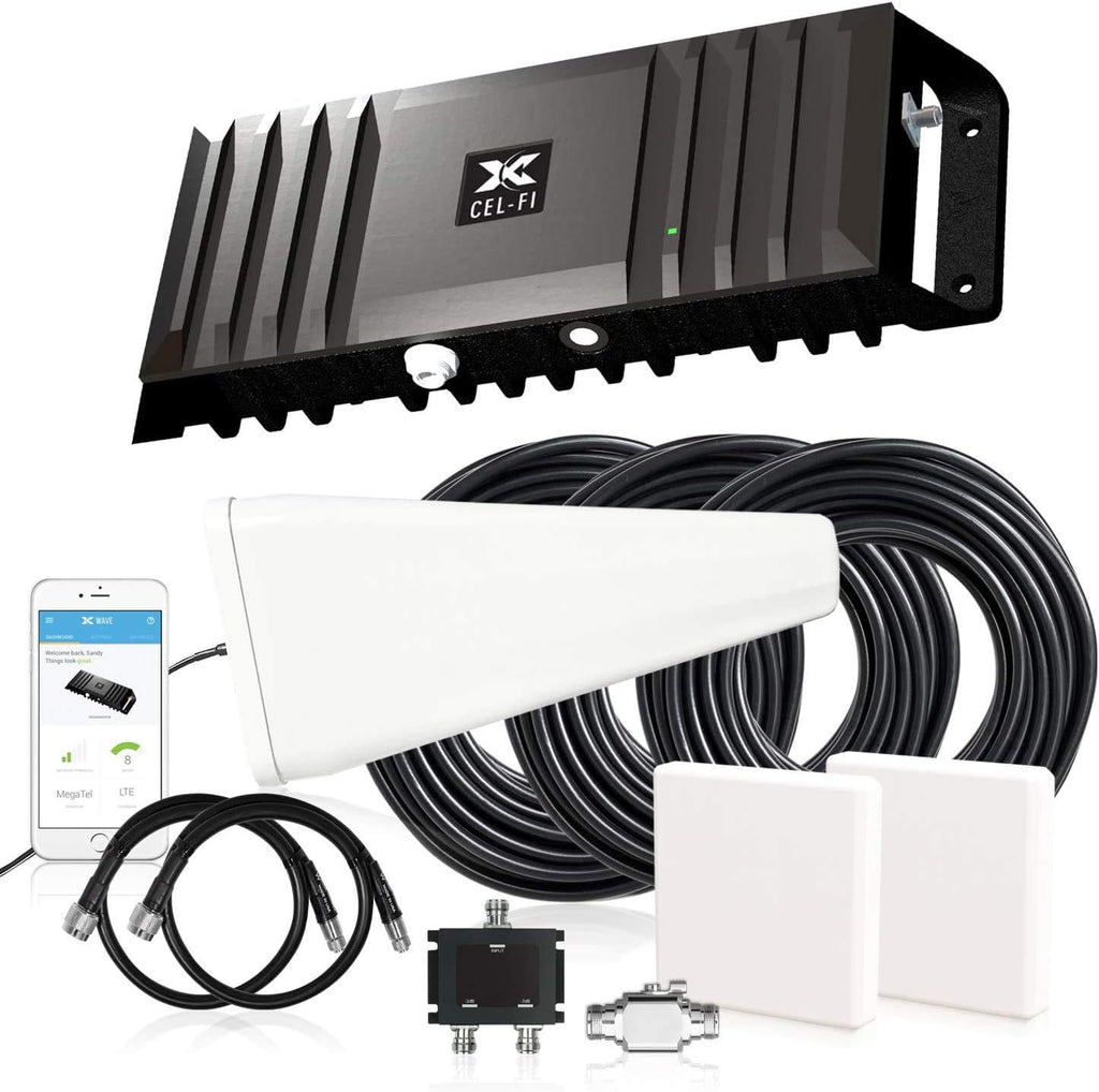 Cell Phone Signal Booster with 2 Directional Panel Antenna S313450
