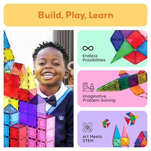 100 Piece Set Magnetic Building Tiles T25836