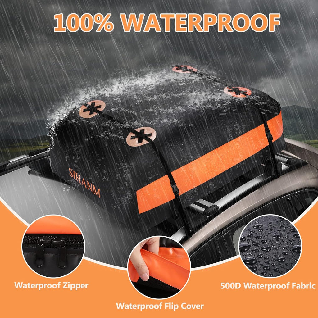 20 Cubic Feet Waterproof Rooftop Cargo Carrier T314088