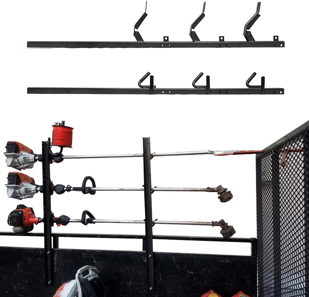 3 Place Trimmer Landscape Truck and Trailer Enclosed Rack with Lock H32728